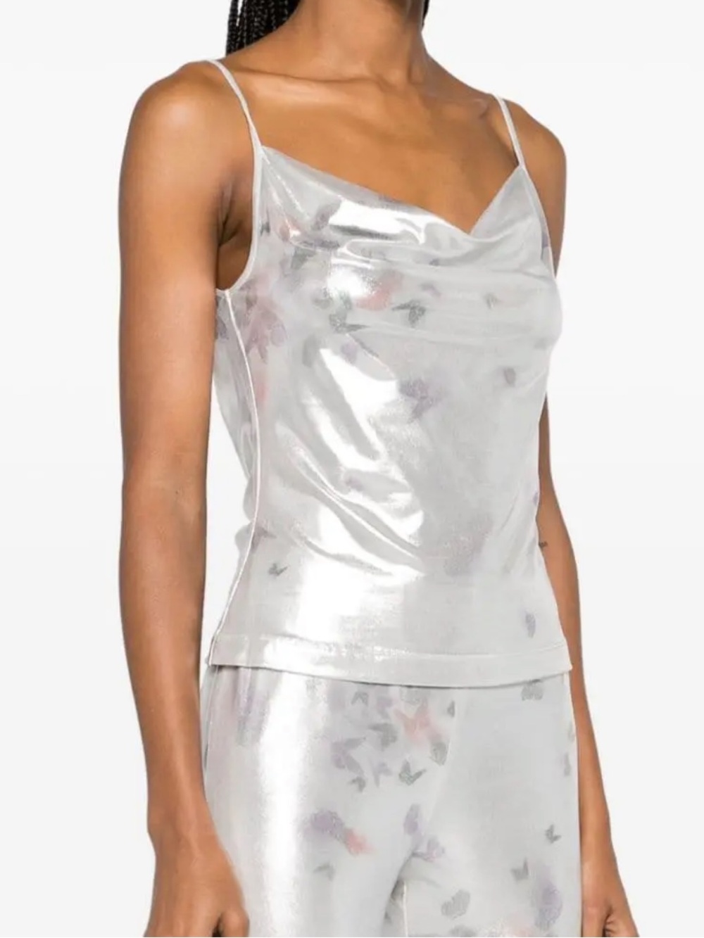 MARGHERITA MACCAPANI Ita Laminated Tank Top
